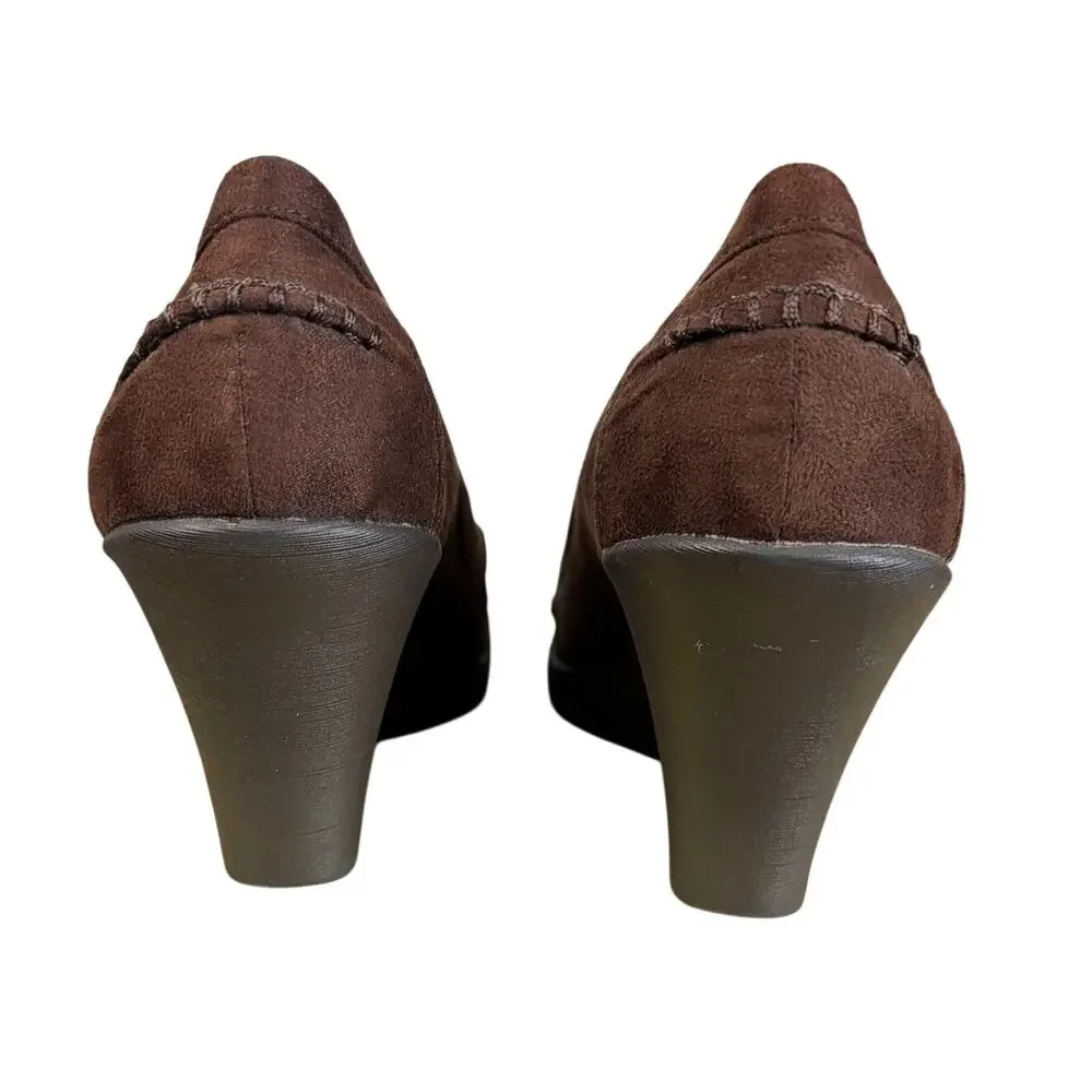 American Eagle Brown Suede Shoes Women's Size 10 Preppy NWT